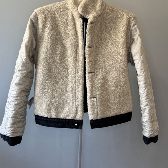 GAP Denim Sherpa-Lined Jacket – Black – Size M - Picture 5 of 5